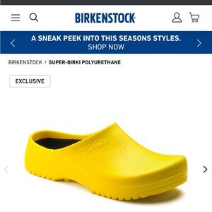 Super-Birki size 8 yellow!